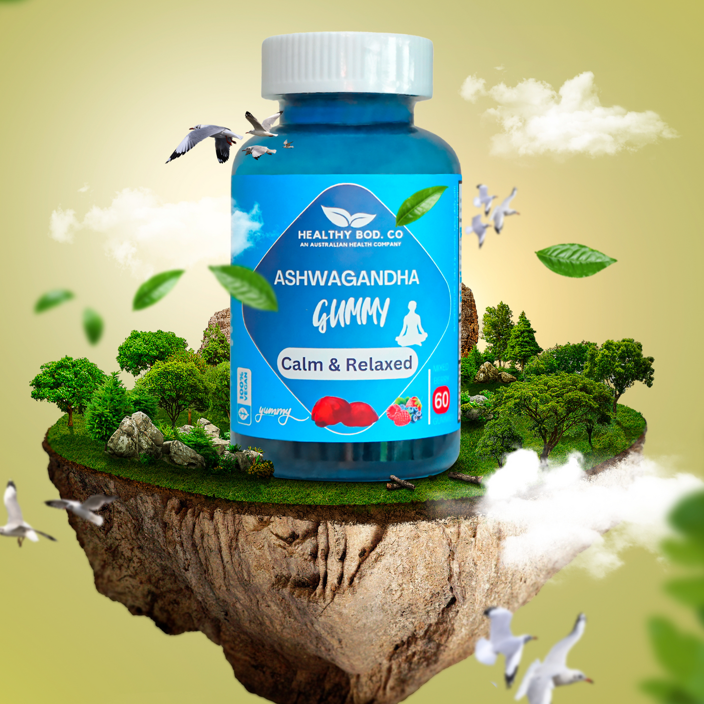 Ashwagandha Gummies 60 per bottle